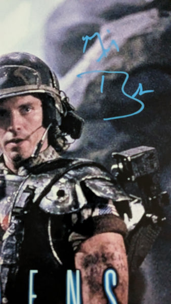 MICHAEL BIEHN Signed ALIENS 11x17 Poster Autograph Hicks JSA COA