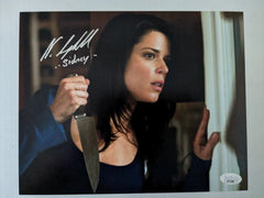 NEVE CAMPBELL Sidney Prescott Signed 8x10 Photo Scream Autograph BAS JSA COA z