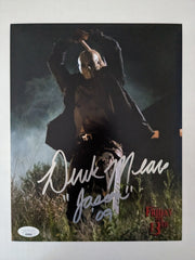 DEREK MEARS Signed 8x10 Photo JASON Voorhees Friday the 13th 2009 BAS JSA COA y