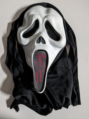 ROGER JACKSON Signed GHOSTFACE MASK Autograph SCREAM  BAS JSA COA