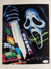 ROGER JACKSON Signed SCREAM 8x10 Photo GHOSTFACE Autograph JSA BAS BECKETT COA N