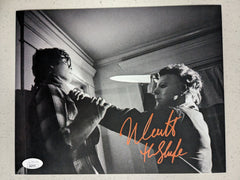 NICK CASTLE Signed Michael Myers 8x10 Photo The Shape HALLOWEEN JSA BAS COA X