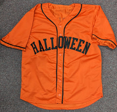 Nick CASTLE  Signed HALLOWEEN Baseball JERSEY Michael Myers The Shape JSA COA XL