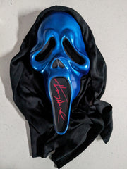 HENRY WINKLER Scream signed Ghostface Mask Mr Himbry Autograph JSA COA blue