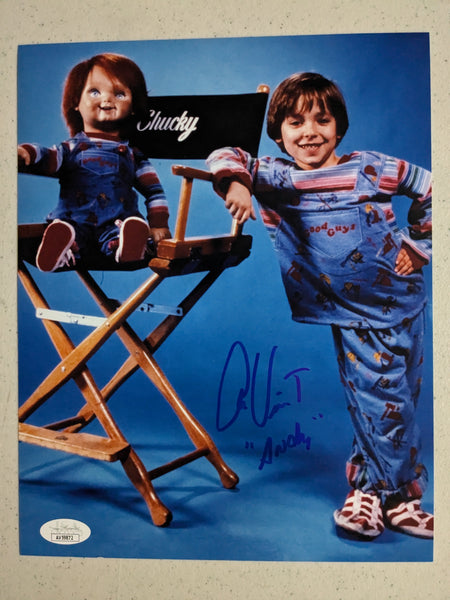 ALEX VINCENT Signed 8x10 Photo Autograph Child's Play Chucky JSA COA G