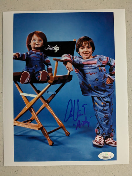 ALEX VINCENT Signed 8x10 Photo Autograph Child's Play Chucky JSA COA Gw