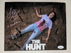 Silvia Grace Crim Signed 8X10 Photo The Hunt Autograph JSA COA B