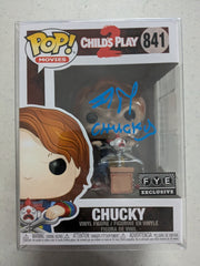 BRAD DOURIF Signed FYE Exclusive FUNKO POP Child's Play Voice of CHUCKY JSA COA