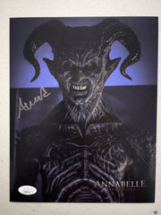 ALEXANDER WARD Signed 8x10 Photo Demon Annabelle Autograph JSA COA A