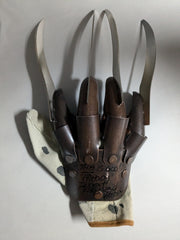 ROBERT ENGLUND Signed Metal FREDDY GLOVE Nightmare on Elm Street JSA COA blk