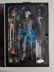 KANE HODDER JASON VOORHEES Signed NECA Box FIGURE Friday the 13th JSA COA