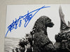 Hariken Hurricane Ryu Signed GODZILLA 8x10 Photo Suit Actor JSA COA Eb