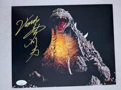 TSUTOMU KITAGAWA Signed GODZILLA 8x10 Photo Autograph BAS JSA COA xg