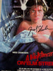 Ronee Blakely - Jack Sholder 2x Signed 11x17 Poster Nightmare on Elm Street  JSA COA