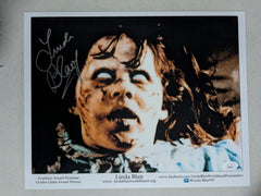 LINDA BLAIR Signed The EXORCIST 11x14 PHOTO Inscription Autograph JSA COA L