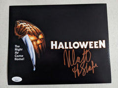 NICK CASTLE Signed Michael Myers 8x10 Photo The Shape HALLOWEEN JSA BAS COA Co