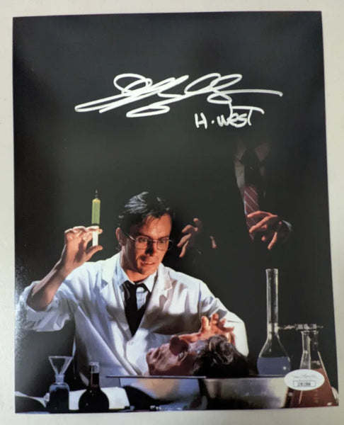 JEFFREY COMBS Signed Re-Animator 8x10 Photo Herbert West Autograph JSA COA C