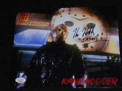 KANE HODDER Signed 8x10 PHOTO Friday the 13th JASON VOORHEES Autograph JSA BAS QR A