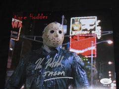 KANE HODDER Signed 8x10 PHOTO Friday the 13th JASON VOORHEES Autograph JSA BAS QR B