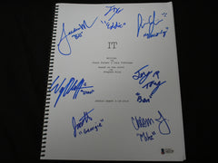 IT Kids Cast 7 Signed IT (2017) SCRIPT Autograph BAS BECKETT COA RARE