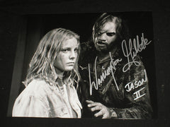 WARRINGTON GILLETTE Signed Jason Voorhees 8X10 Photo Autograph FRIDAY THE 13TH Part 2 K