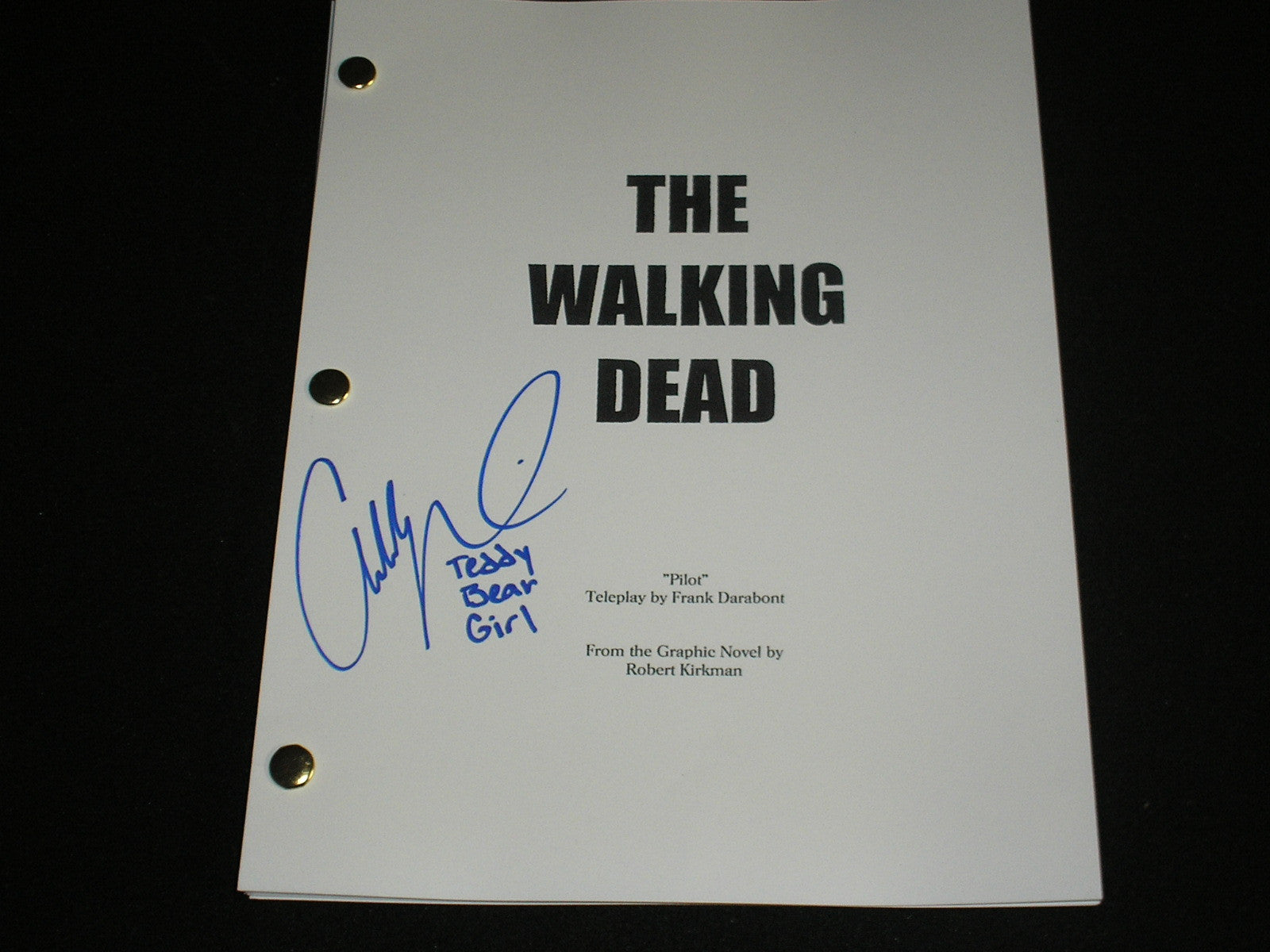 Signed Walking 2024 dead photo