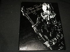 STEVE DASH Signed Original 11x14 Painting Jason Voorhees Friday the 13th Part 2 Autograph