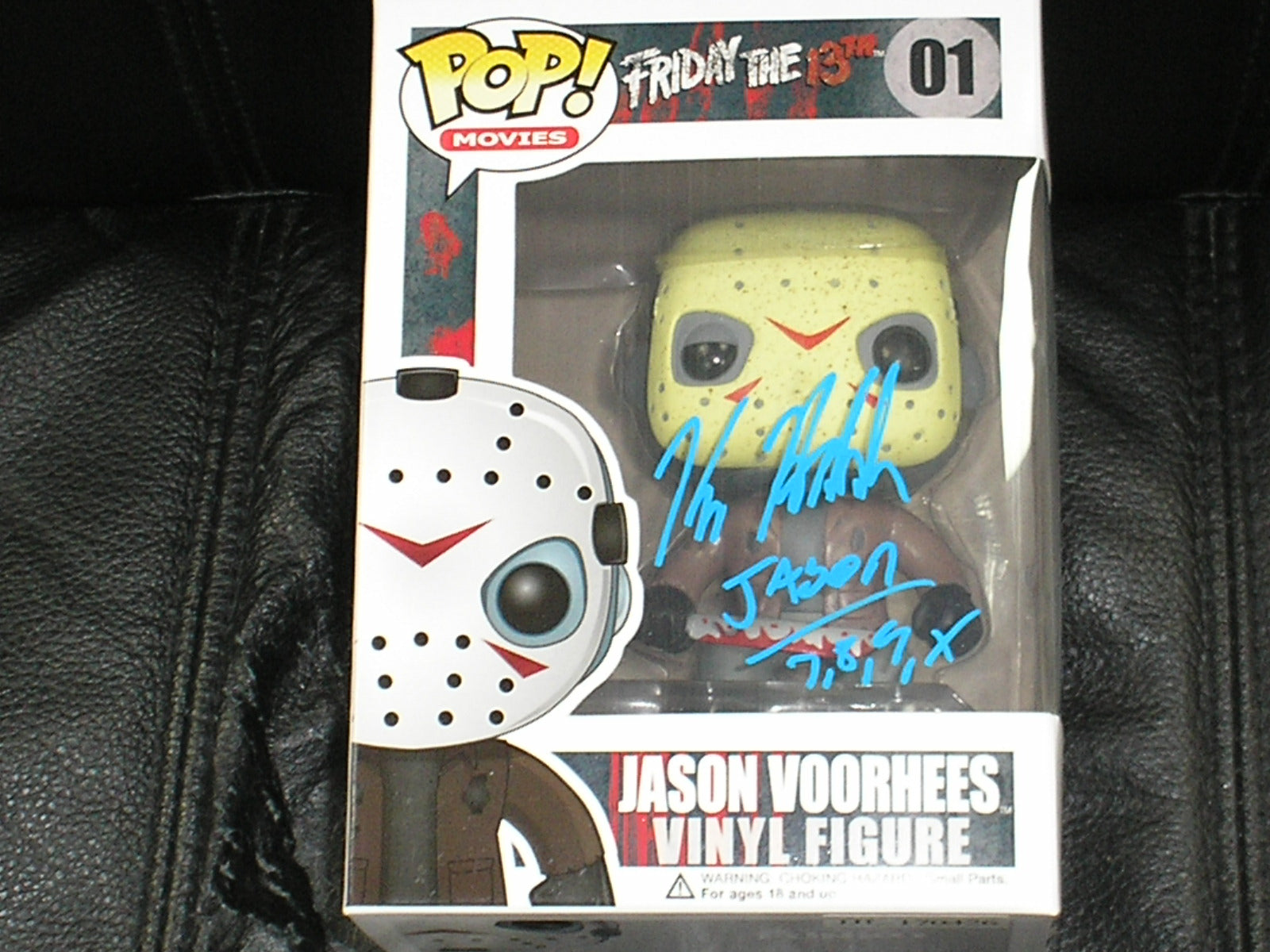 Jason Voorhees Signed & Sketched Funko Friday the 13th JSA COA sold 273