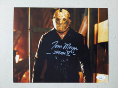 TOM MORGA Signed Friday the 13th JASON VOORHEES Part 5 8x10 Photo Autograph BAS JSA COA A