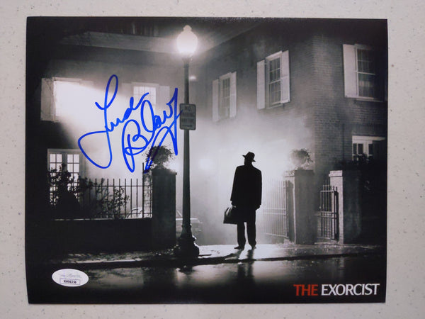 LINDA BLAIR Signed The Exorcist 8x10 Photo Regan Autograph Beckett BAS JSA V