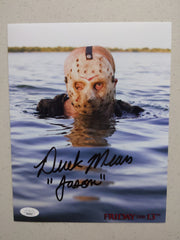 DEREK MEARS Signed 8x10 Photo JASON Voorhees Friday the 13th 2009 BAS JSA COA A