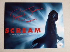 ROGER JACKSON Signed SCREAM 8x10 Photo GHOSTFACE Autograph BAS JSA COA M