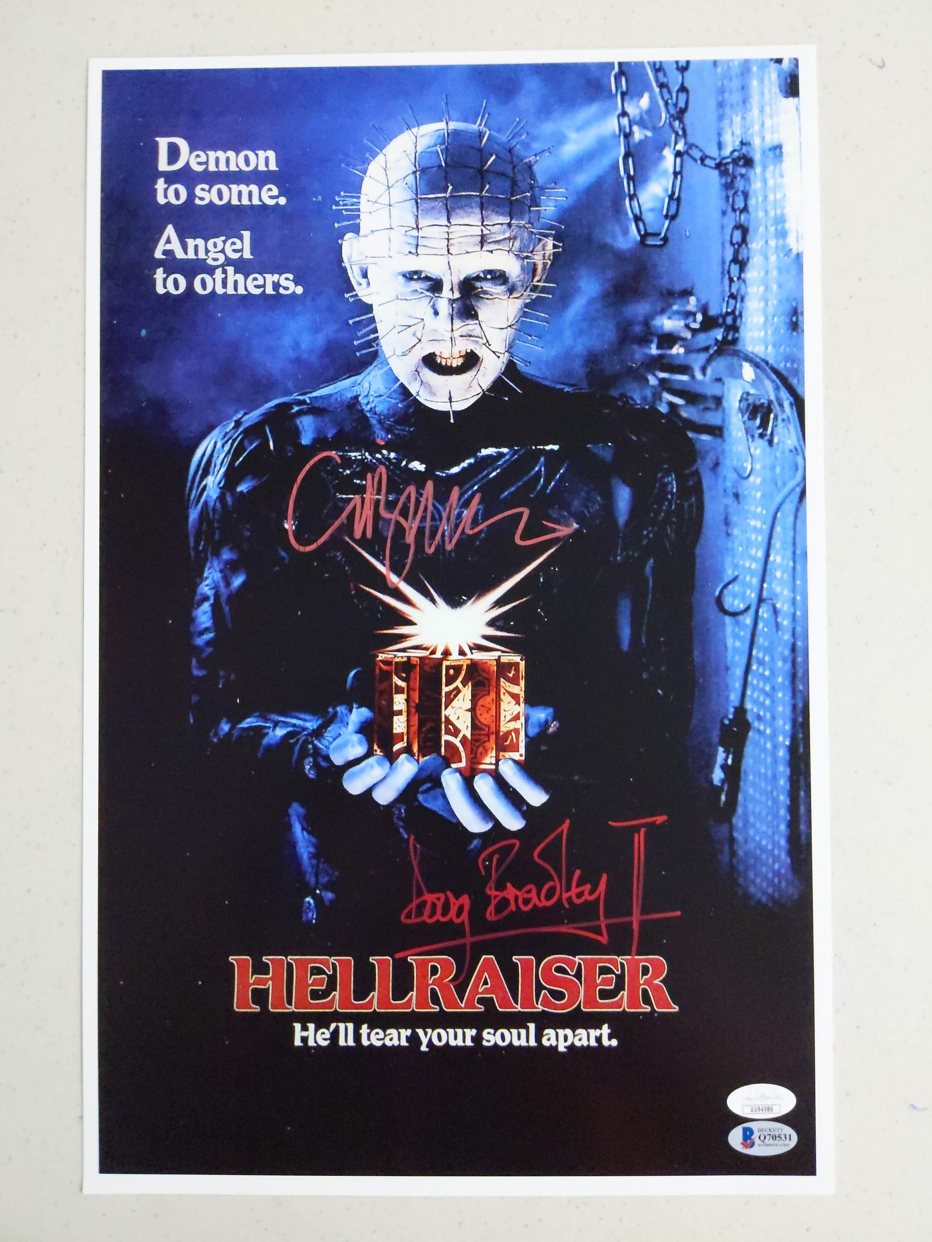 Neca sale Hall of Fame Hellraiser(pinhead). Autographed!