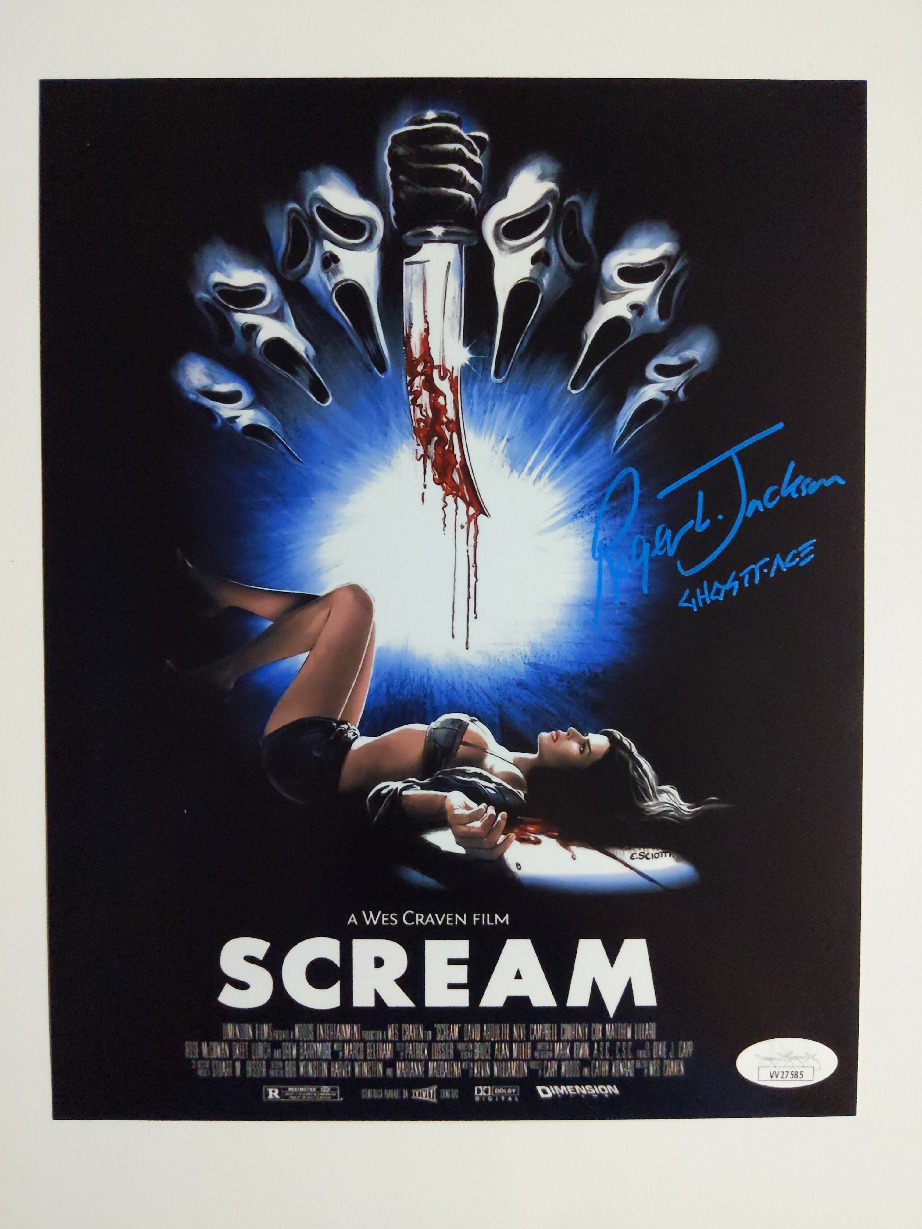 SCREAM VI 6 CAST SIGNED 11X17 POSTER BECKETT BAS LETTER LOA