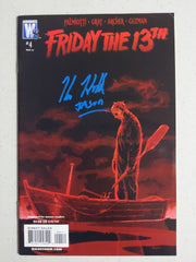 KANE HODDER Signed WildStorm COMIC Book #4 Friday the 13th JASON VOORHEES Autograph JSA BAS