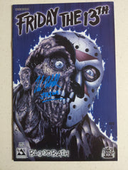 KANE HODDER Signed BloodBath COMIC Book #1 Friday the 13th JASON VOORHEES Autograph JSA BAS