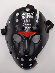 KANE HODDER Signed Hell Jason HOCKEY MASK Autograph Jason Voorhees Friday the 13th 13X Studios BAS QR