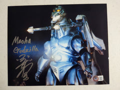 WATARU FUKUDA Signed GODZILLA Mechagodzilla 8x10 Photo Suit Actor Autograph Inscription JSA BAS QR G