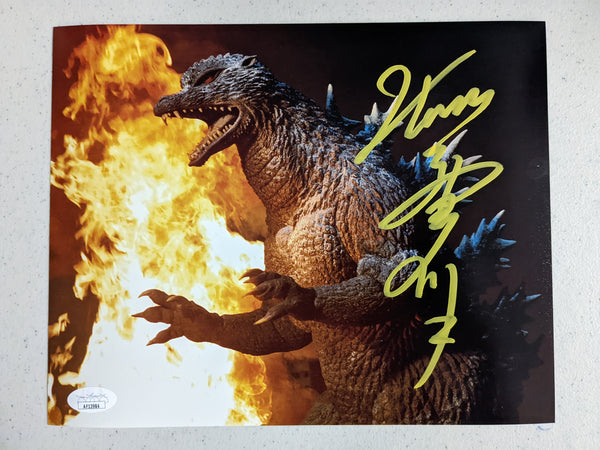 TSUTOMU KITAGAWA Signed GODZILLA 8x10 Photo Autograph BAS JSA COA M