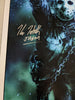 KANE HODDER Signed 11x17 Art Poster #13/50 Jason Voorhees Friday 13th BAS JSA
