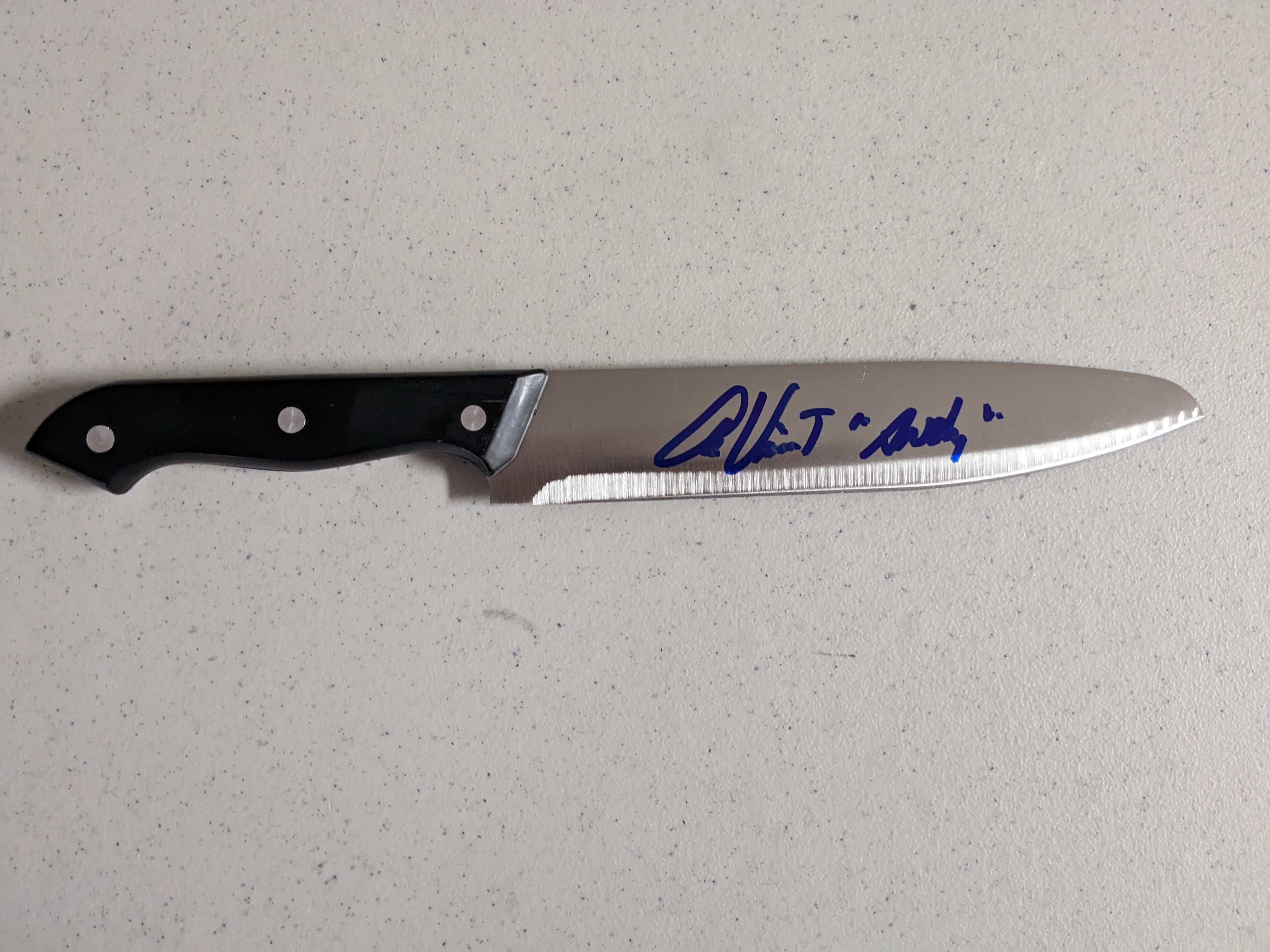 Alex outlets Vincent autographed knife