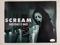 ROGER JACKSON Signed SCREAM 8x10 Photo GHOSTFACE Autograph BAS JSA COA Silver O