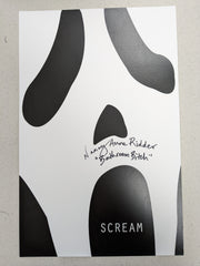 Nancy Anne Ridder Signed Custom 11x17 POSTER Wes Craven SCREAM Autograph HORROR COA