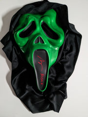 Marley SHELTON Signed SCREAM GHOSTFACE MASK HICKS Autograph  BAS JSA COA green