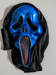 Marley SHELTON Signed SCREAM GHOSTFACE MASK HICKS Autograph  BAS JSA COA Blue