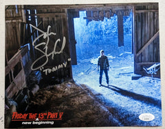 JOHN SHEPHERD Signed 8X10 Photo Tommy JASON VOORHEES  Friday the 13th V JSA A