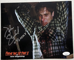 JOHN SHEPHERD Signed 8X10 Photo Tommy JASON VOORHEES  Friday the 13th V  JSA D