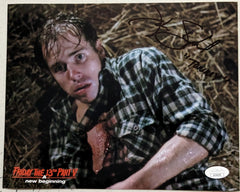 JOHN SHEPHERD Signed 8X10 Photo Tommy JASON VOORHEES  Friday the 13th V  JSA E