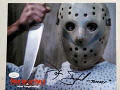 JOHN SHEPHERD Signed 8X10 Photo Tommy JASON VOORHEES  Friday the 13th V  JSA K